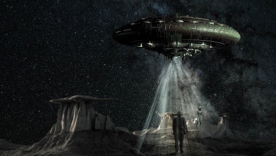 Qual a relação entre vida extraterrestre e espiritismo - Nave alienígena