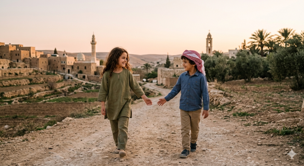 Conflito Israel-Palestina analisado pela perspectiva espírita da paz e fraternidade.